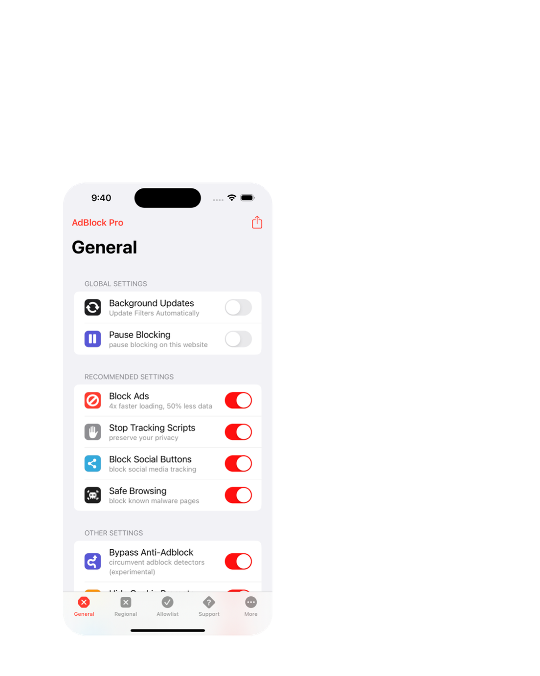 Safari iphone ipad mac vision pro adblock pro